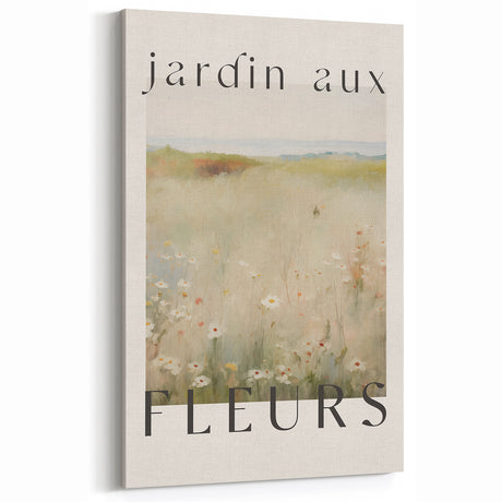 Vintage Wildflower Meadow Art – Classic French Floral Print