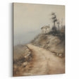 Vintage Mountain Path Art – Classic Countryside House Print