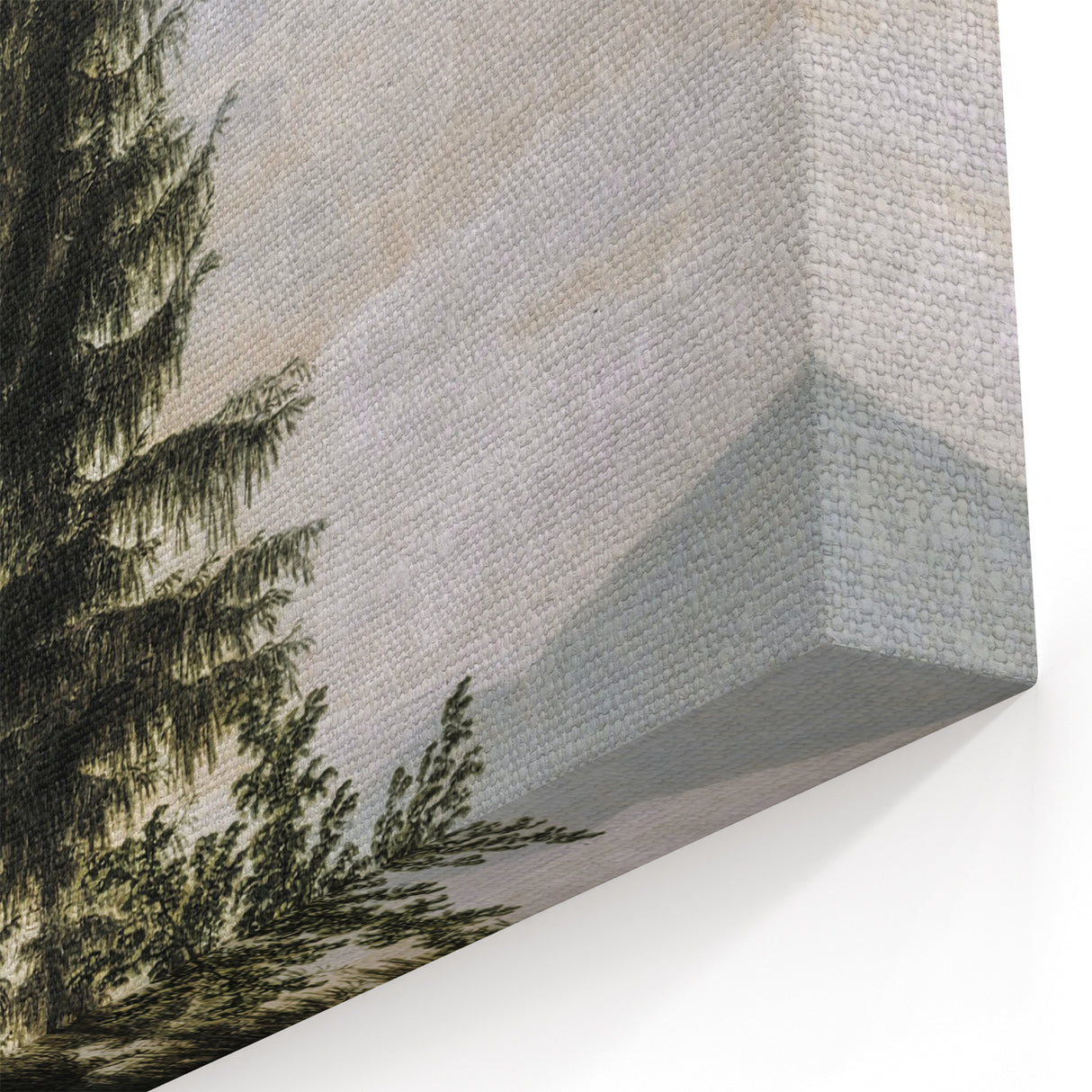 Vintage Forest Landscape – Classic Nature Wall Art Print