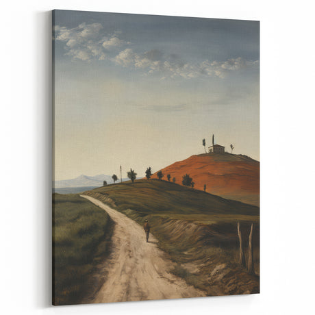 Winding Country Road – Vintage Landscape Prints for Rustic Decor