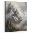 Misty Mountain Peaks – Vintage Landscape Wall Art for Nature Lovers