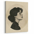 Elegant Dining Room Wall Art - Modern Black & White Portrait Print