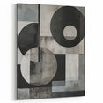 Acrylic Dining Room Artwork – Geometric Monochrome Print