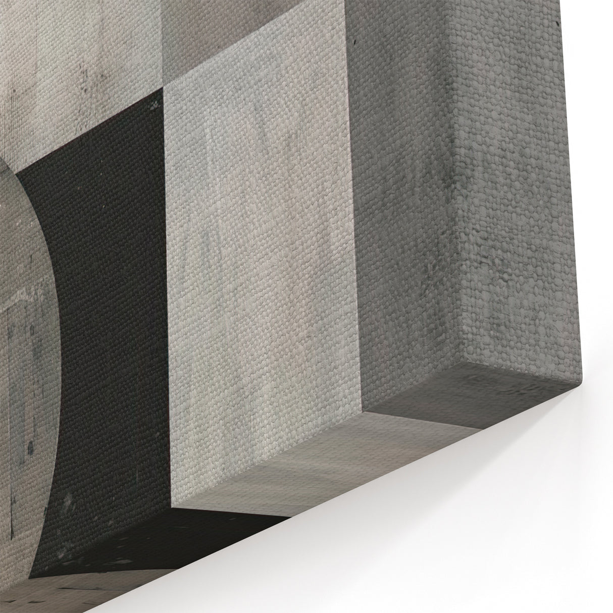 Acrylic Dining Room Artwork – Geometric Monochrome Print