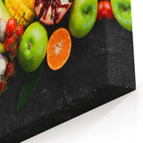 Exotic Fruit Medley - Colorful Tropical Kitchen Wall Art