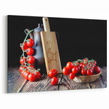 Rustic Tomato Kitchen Wall Art – Modern Canvas & Framed Print