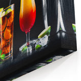 Colorful Cocktail Bar Art – Vibrant Drinks Kitchen Wall Print