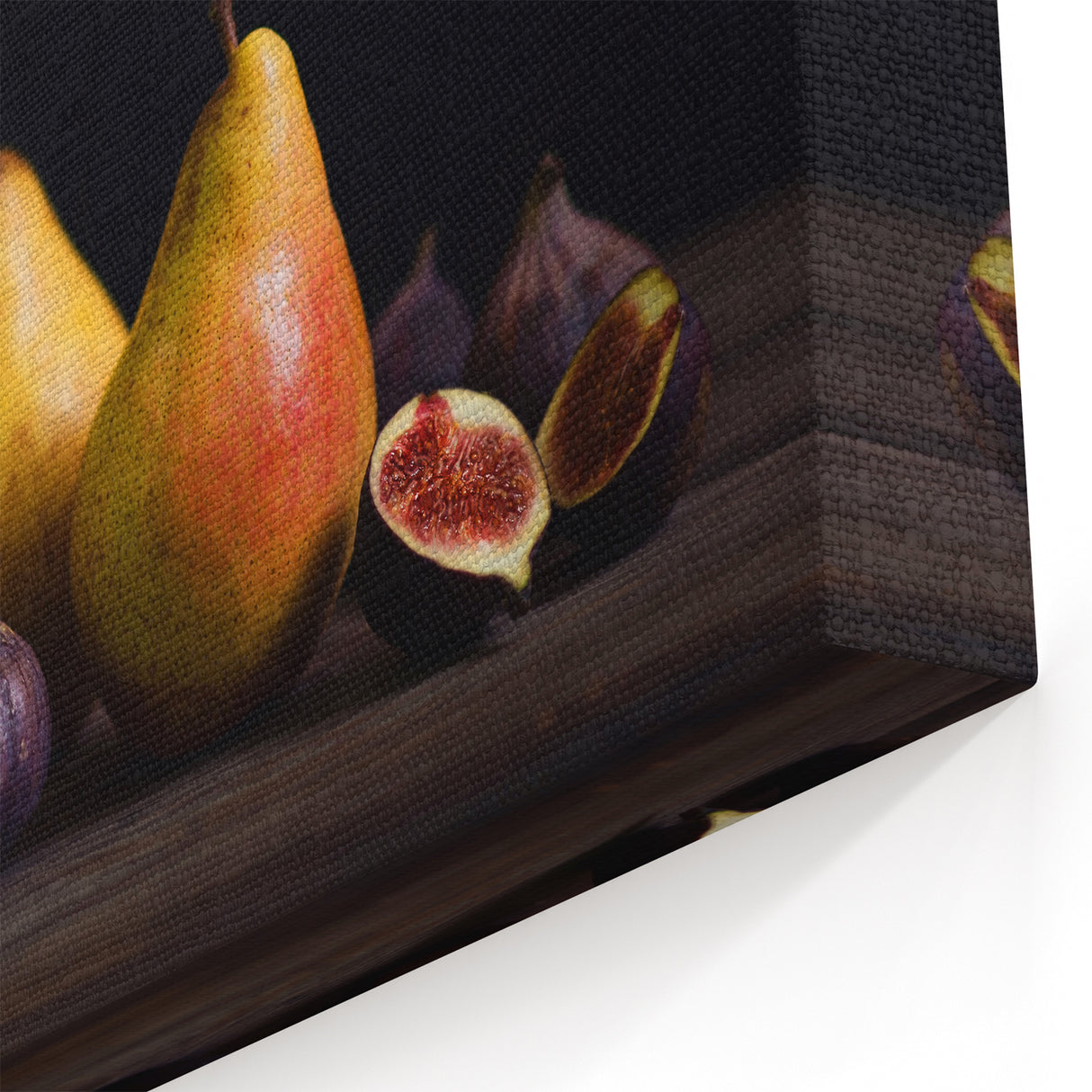 Elegant Pear & Fig Still Life – Fine Art Kitchen Wall Print