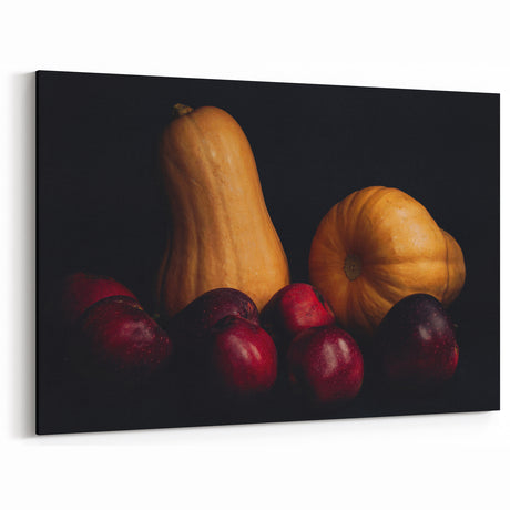 Rustic Apple & Squash Still Life – Classic Kitchen Wall Print