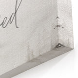 Romantic Typography Art Print - "Together They Loved" Canvas