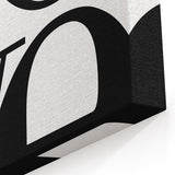 Modern Typography Wall Art - "LOVE" Inspirational Canvas Print