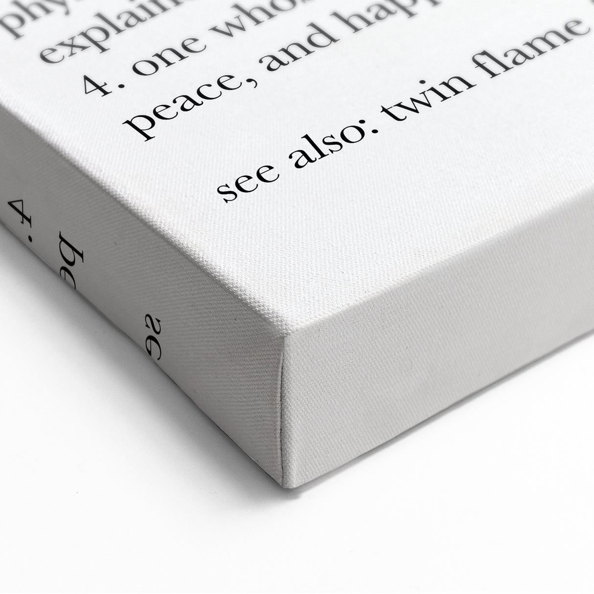 Modern Typography Wall Art - "Soulmate" Definition Canvas Print