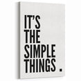Minimalist Typography Wall Art - "It's the Simple Things" Print
