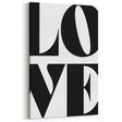 Bold Typography Wall Art - "LOVE" Modern Minimalist Print