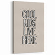 Cool Kids Live Here - Boys Room Wall Art Kids Wall Art Prints
