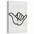 Shaka Hand - Boys Room Wall Art Kids Bedroom Decor