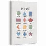 Modern Typography Wall Art - Geometric Shapes Poster Print