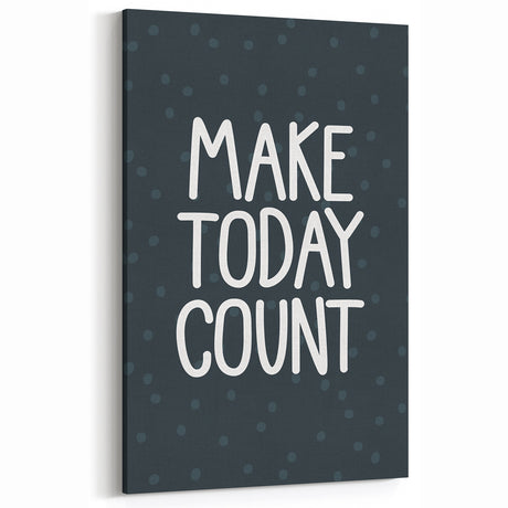Make Today Count - Boys Room Wall Art Kids Decor