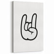 Rock On Hand - Boys Room Wall Art Kids Bedroom Decor