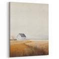 Vintage Landscape Art – Peaceful Rustic House Print