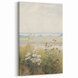 Vintage Landscape Art – Serene Wildflower Meadow Scene
