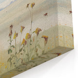 Vintage Landscape Art – Serene Wildflower Meadow Scene