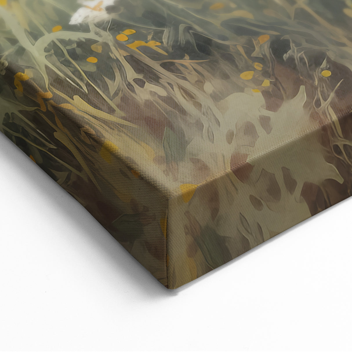 Vintage Landscape Art – Serene Wildflower Meadow Scene