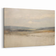 Vintage Landscape Art – Serene Horizon with Rolling Hills – Antique Nature Wall Art