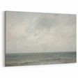 Vintage Landscape Art – Sailboat on Calm Ocean – Antique Maritime Wall Art