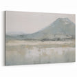 Vintage Landscape Art – Misty Mountain and Reflection – Antique Nature Scene Wall Art