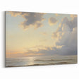 Vintage Landscape Art – Tranquil Ocean at Sunset – Antique Seaside Wall Art