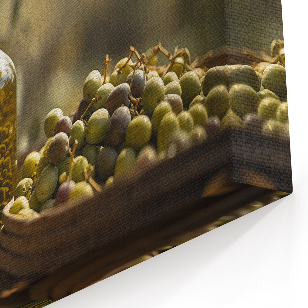 Mediterranean Olive Oil Art – Rustic Kitchen Still Life Print