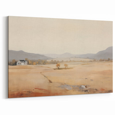 Vintage Landscape Art – Quiet Countryside and Rustic Fields Decor