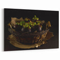 Rustic Mangosteen Basket Art – Vintage Kitchen Still Life Print