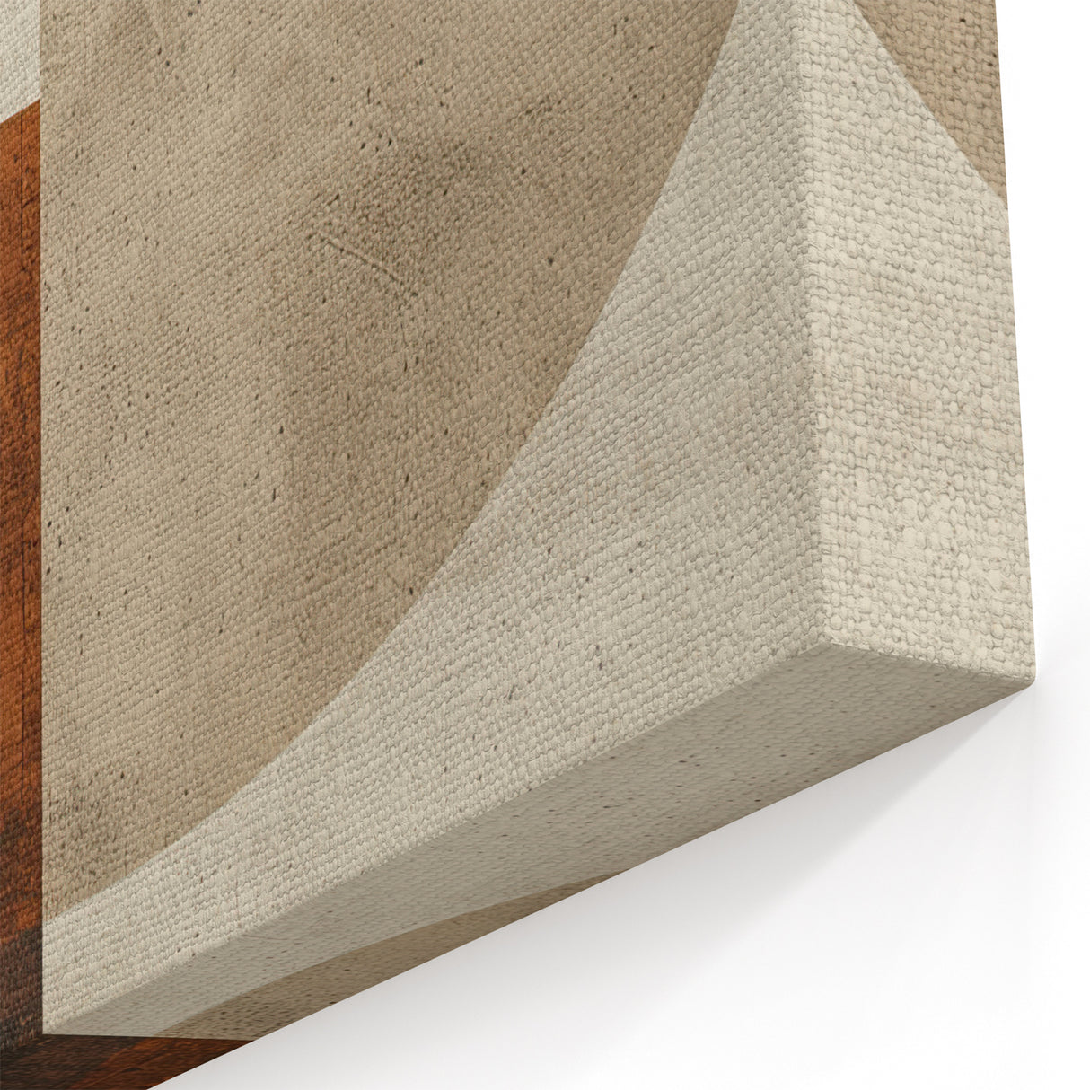 Earthy Geometric Wall Art – Abstract Circles for Dining Room