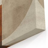 Earthy Geometric Wall Art – Abstract Circles for Dining Room