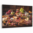 Rustic Charcuterie & Cheese Feast – Gourmet Kitchen Decor Art