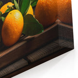 Fresh Citrus Still Life – Vibrant Orange Modern Kitchen Art