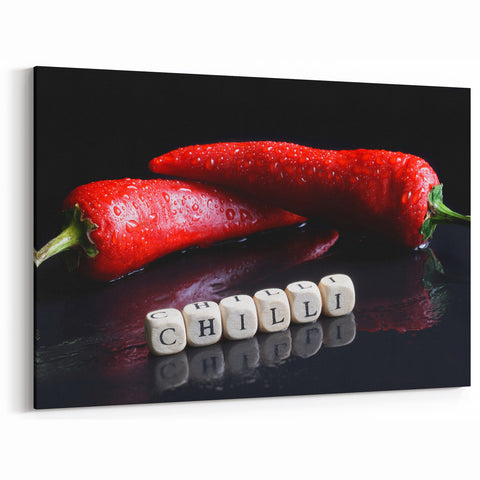 Spicy Red Chilli Art – Bold & Modern Acrylic Kitchen Artwork