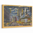 Times Square Nightscape Poster – Vintage New York City Art