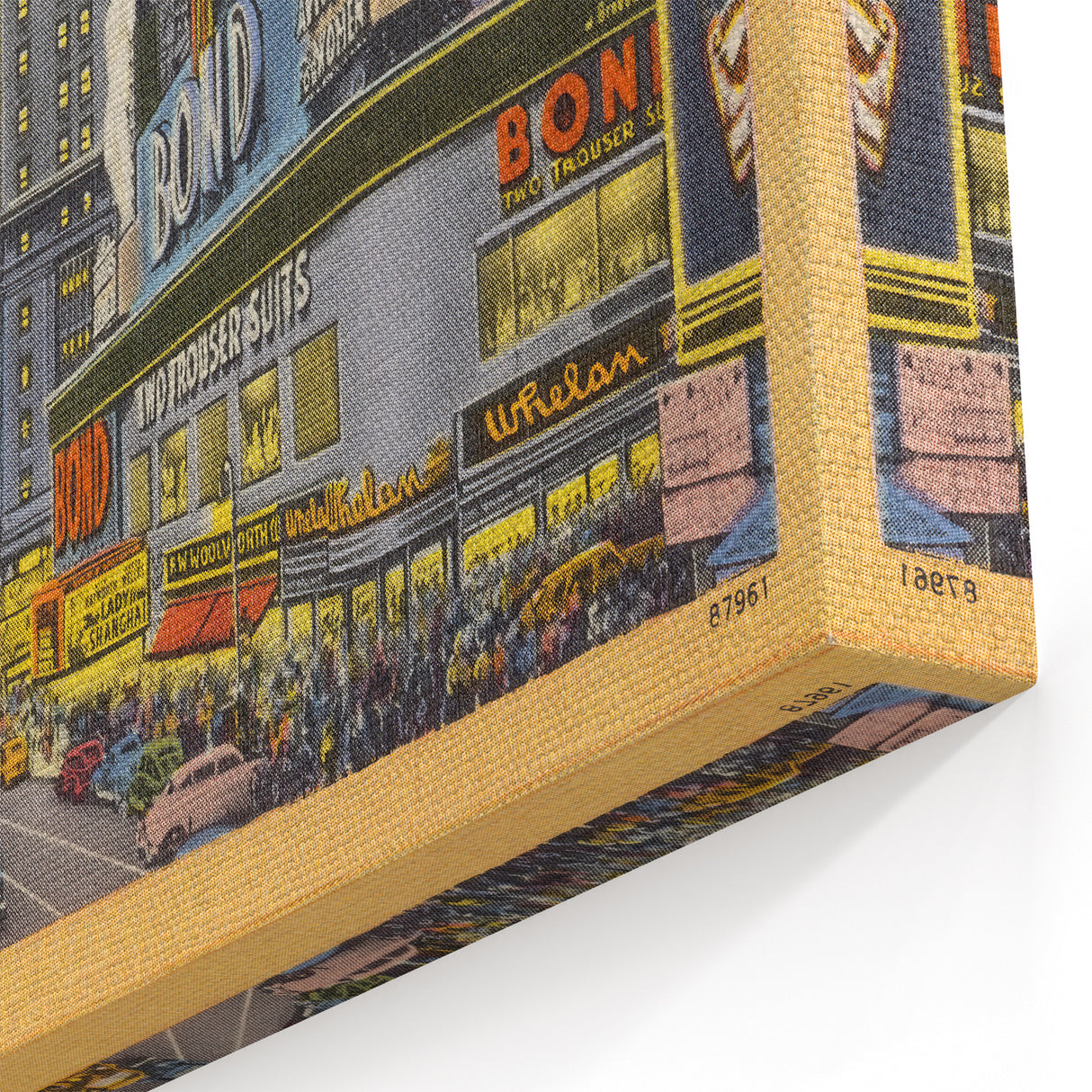 Times Square Nightscape Poster – Vintage New York City Art