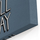 Play All Day Boys Room Wall Art – Kids Wall Art Prints for Playroom