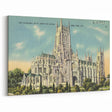 St. John Cathedral Poster – Vintage New York City Travel Art