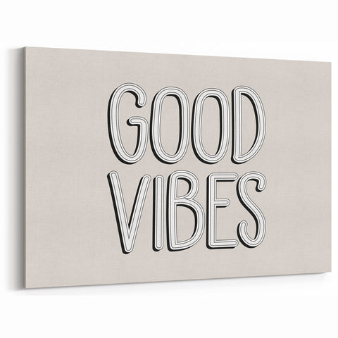 Good Vibes Boys Room Wall Art – Kids Wall Art Prints for Playroom