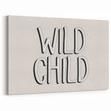 Wild Child Boys Room Wall Art – Kids Wall Art Prints for Playroom