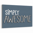 Simply Awesome Boys Room Wall Art – Kids Wall Art Prints for Playroom