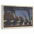 Vintage Chicago Railroad Poster - Retro Train Travel Art