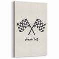 Racing Dream Big Boys Room Wall Art – Kids Wall Art Prints