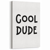 Cool Dude Boys Room Wall Art – Kids Wall Art Prints for Playroom