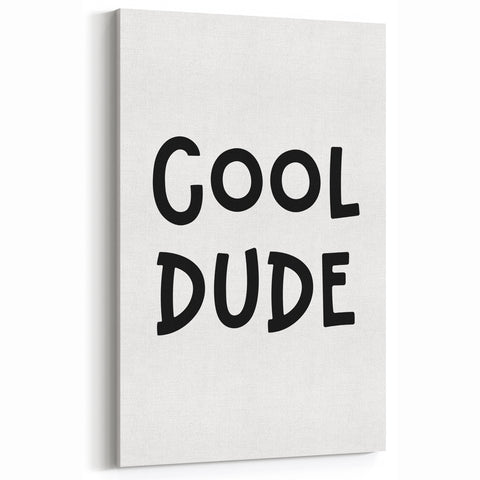 Cool Dude Boys Room Wall Art – Kids Wall Art Prints for Playroom